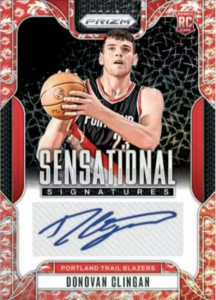 Donovan Clingan Dragon Year Sensational Signatures Card –