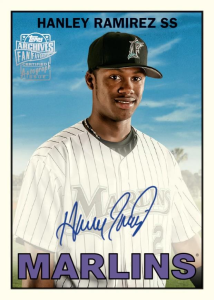 Hanley Ramirez Autograph - 2025 Topps Archives Baseball