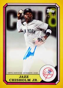 Jazz Chisholm Jr. Autograph - 2025 Topps Archives Baseball