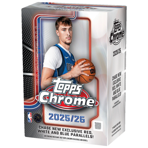 2025 26 Topps Chrome Basketball Value Box Card –