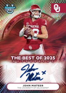 2025 bowman university best football 020 Card –