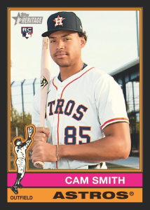 Cam Smith Base Chrome Variation Black Border - 2025 Topps Heritage High Number Baseball