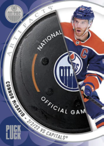 Connor McDavid Puck Luck Card – 2025-26 Upper Deck Artifacts Hockey