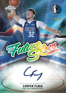 Cooper Flag Future Stars Autograh - 2025-26 Topps Chrome Basketball
