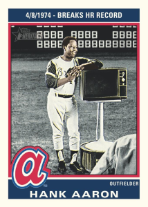 Hank Aaron 1976 Retires - 2025 Topps Heritage High Number Baseball