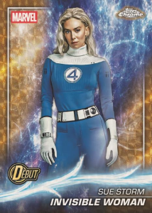 Invisible Woman Debut Superfractor - 2025 Topps Chrome Marvel Studios