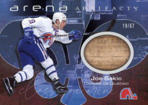 Joe Sakic Arena Artifacts Card – 2025-26 Upper Deck Artifacts Hockey