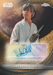 Luke Skywalker Auto - 2025 Star Wars Hyperspace