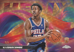 VJ Edgecomb Superfractor - 2025-26 Topps Chrome Basketball