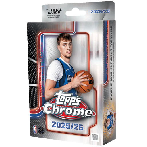 2025 26 Topps Chrome Basketball Hanger Box Card –