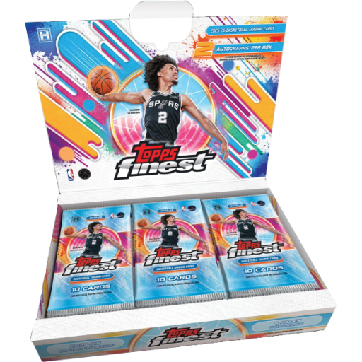 2025 26 Topps Finest Basketball Box Card –