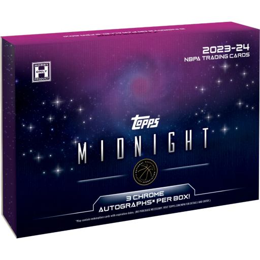 2025 26 Topps Midnight Basketball Box Card –