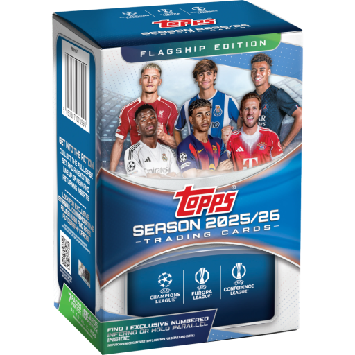 2025 26 Topps UCC Club Competitions Soccer Value Box Card –