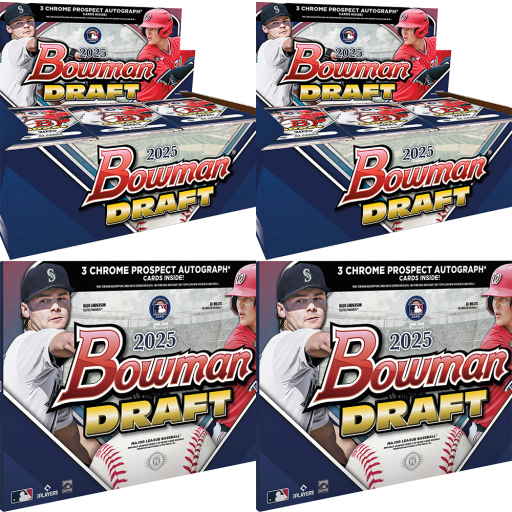 2025 Bowman Draft Hobby Jumbo Delight Baseball Mixer Card – 2025 Bowman Draft Hobby Jumbo and Delight 4 Box Break #1 Teams