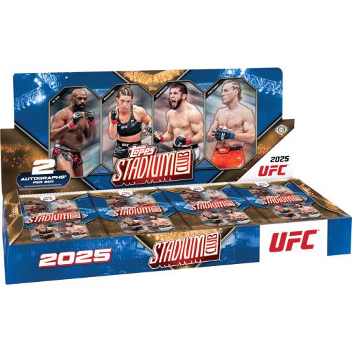 2025 Topps Chrome Stadium Club UFC Hobby Box Card –