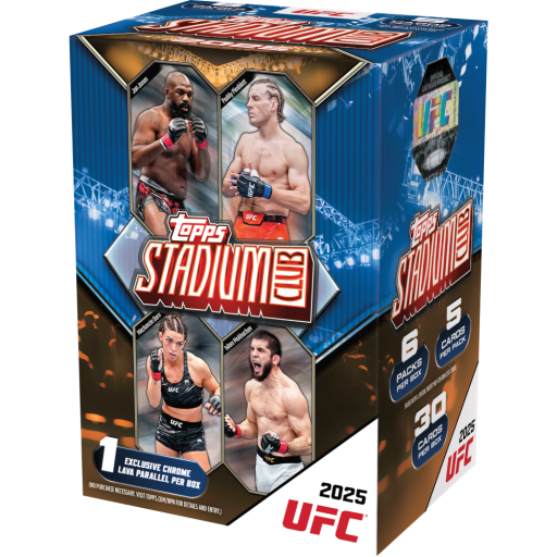 2025 Topps Chrome Stadium Club UFC Value Box Card –