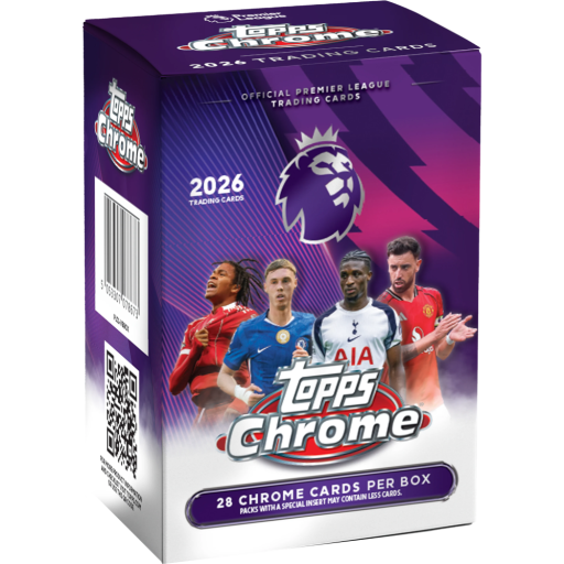 2026 Topps Premier League Chrome Soccer Value BOX Card –
