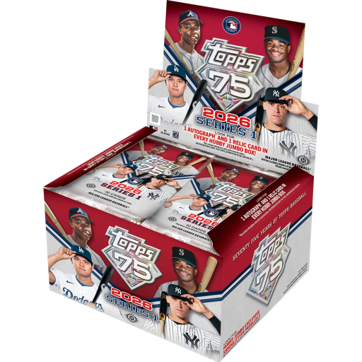 2026 Topps Series 1 Baseball Jumbo Box Card –