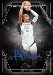 Aja Wilson Spotlight Signatures - 2025 Panini One & One WNBA