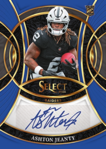 Ashton Jeanty Rookie Signatures Blue Prizm - 2025 Panini Select Football