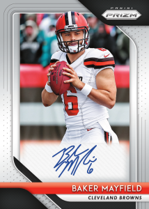 Baker Mayfield Rookie Autograph - 2018 Panini Prizm Football
