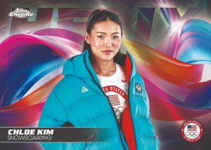 Chloe Kim Helix - 2026 Topps Chrome U.S. Winter Olympics