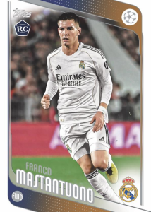 Franco Mastantuono Base Card - 2025-26 Topps UCC Club Competitions Soccer