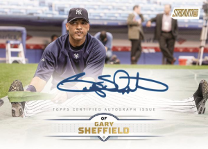 Gary Sheffield Base Autograph - 2025 Topps Stadium Club Baseball