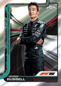George Russell Base - 2025 Topps Chrome Formula 1 Racing