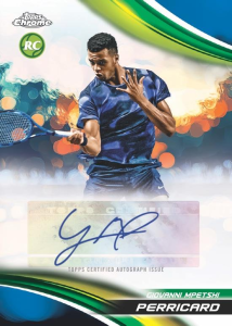 Giovanni Mpetshi Perricard Autographs I Blue - 2025 Topps Chrome Tennis