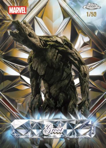 Groot Gold - 2025 Topps Marvel Studios Chrome Sapphire
