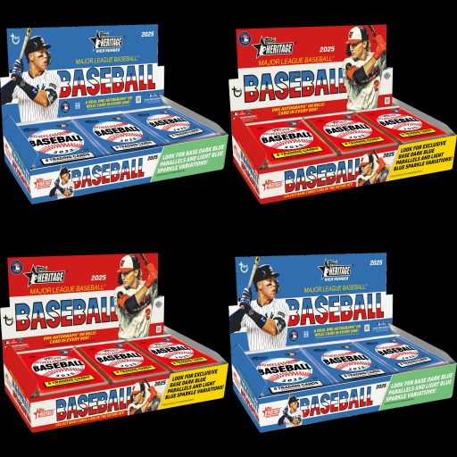 Hockey Mixers69 Card – 2025 Topps Heritage High Number Baseball Quad Box Mixer #1 Drafted Teams