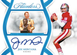 Joe Montana Hall of Fame Autographs Platinum - 2025 Panini Flawless Football