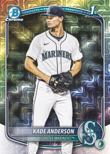 Kade Anderson Mega Refractor - 2025 Bowman Draft Baseball Mega Box