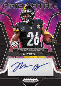 Le'Veon Bell Prizmatrix Signatures Black - 2025 Panini Prizm Black Football