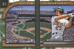 Mark McGwire Atelier Autographs Book - 2025 Topps Museum Baseball
