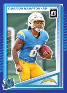 Omarion Hampton Rated Rookie - 2025 Panini Donruss Optic Football