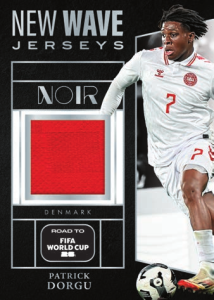 Patrick Dorgu New Wave Jerseys - 2025-26 Panini Noir Road to FIFA World Cup