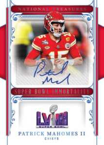 Patrick Mahomes II Super Bowl Immortality Signatures - 2025 Panini National Treasures Football
