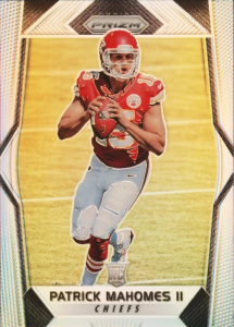 Patrick Mahomes Prizm Silver Rookie Card –