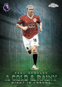 Paul Scholes A Cold and Rainy Night in Chrome - 2026 Topps Chrome Premier League Soccer