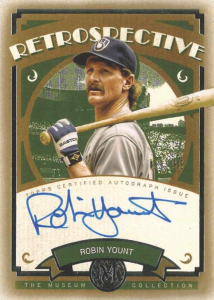 Robin Yount Retrospective Autographs - 2025 Topps Museum Baseball