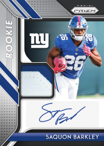 Saquon Barkley Rookie Premier Jerseys - 2018 Panini Prizm Football