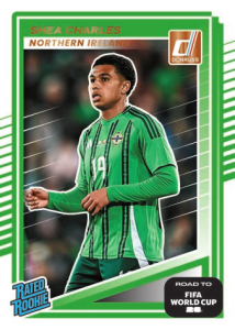 Shea Charles Rated Rookies - 2025-26 Panini Donruss Road to FIFA World Cup Soccer