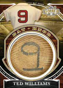 Ted Williams Bat Knob - 2025 Leaf Lumber Baseball