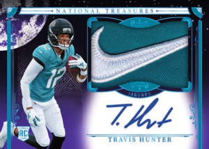 Travis Hunter Rookie Patch Autographs Midnight Moon - 2025 Panini National Treasures Football