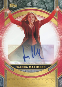 Wanda Maximoff Marvel Perfection Autograph Red - 2025 Topps Marvel The Collector