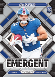 Cam Skattebo Emergent - 2025 Panini Prizm Football