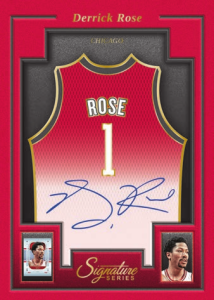 Derrick Rose Made to Frame Autograph - 2025-26 Panini Signature Series Basketball