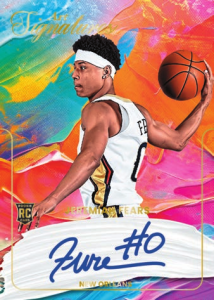 Jeremiah Fears Art Signatures Vertical - 2025-26 Panini Donruss Basketball